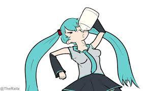 Hatsune Miku Does the Gallon Challenge