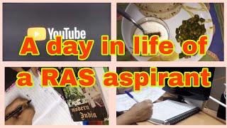 An honest day in life of a RAS aspirant RPSC  | UPSC study with me #studyvlog #rasaspirants