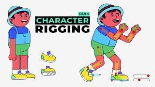Full Character Rigging in After Effects Tutorial using DUIK BASSEL 2022