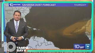 Tracking the Tropics: Saharan dust to come this week limiting the formation of tropical systems