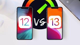 iOS 13 vs iOS 12 Speed Test - Actually Twice as Fast?