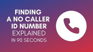 How To Find A No Caller ID Number In 2024?