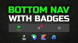 How to Make A Bottom Navigation With Badges in Jetpack Compose - Android Studio Tutorial