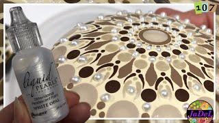 Puffy Dots | Liquid Pearls | Dot Mandala Tutorial For Beginners