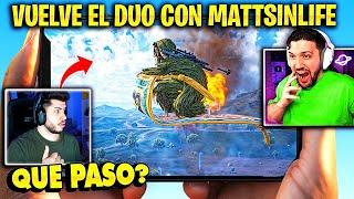 VOLVI A JUGAR CON MATTSINLIFE a PUBG MOBILE y ESTO PASO! - ELIMINAMOS a RAYDIN?