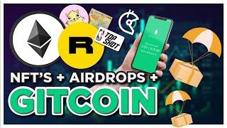 Gitcoin Grants Round 9 + NEW Crypto Airdrops?? + NFTs up 29x