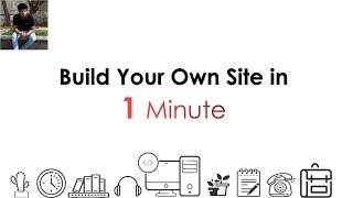 Create Your Own Site in 1 minute | Netlify | Dharanz