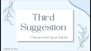 Third Suggestion Summary in English  by Chimamanda Ngozi Adechi