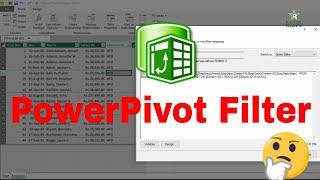 PowerPivot Filter using Table view or Query Editor | PowerPivot Tutorials