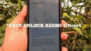 Face Unlock/Face ID feature on REDMI 4 and REDMI NOTE 4 *Quick Tutorial*