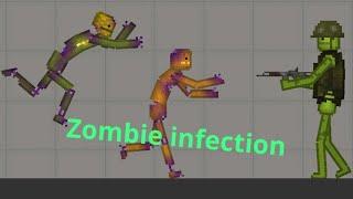 Zombie infection in Melon Playground