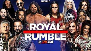 WWE 2K24 Universe Mode: Episode #13: Royal Rumble PPV