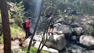 Ferrata fregio e ginestre,ripresa con il drone