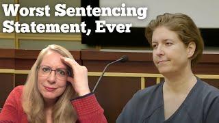 Yikes!  Sarah Boone's Statement at Her Sentencing Hearing -- Lawyer LIVE