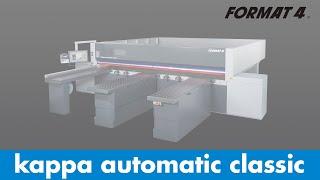 Format4® kappa automatic classic - Beam saw | Felder Group