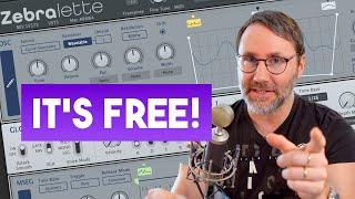 Wavetables with Zebralette 3: BEST Free Synth plugin 2024 