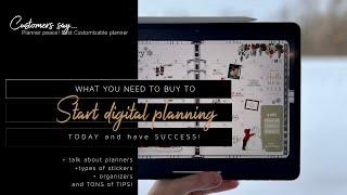 Getting started with digital planning in 2023 | Tons of TIPS for digital planning beginners!