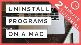 How To Uninstall Programs On a MAC