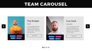 How to Create Responsive Team Carousel in WordPress using Block Slider