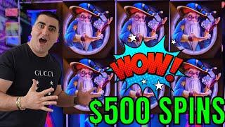 $500 Bets ON Diamond Queen Slot Machine - Can I Get The Bonus ?