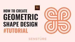 How To Create Abstract Geometric Shape In Illustrator | Tutorial