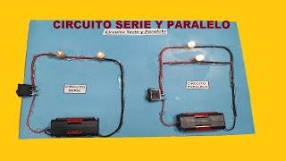 Como Hacer Maqueta de Circuito Electrico Serie y Paralelo