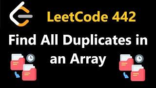 Find All Duplicates in an Array - Leetcode 442 - Python