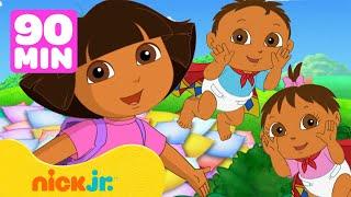 Doras Super-Baby-Abenteuer! Dora the Explorer | 90 MInuten | Nick Jr. Deutschland