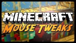 Minecraft: Mouse Tweaks Mod! ( Fast Crafting )