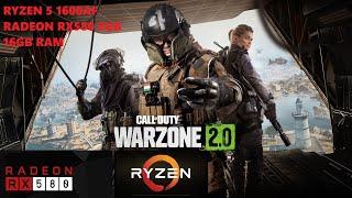 Call of Duty: Warzone 2.0 - Ryzen 5 1600AF - RX580 - 16GB Ram