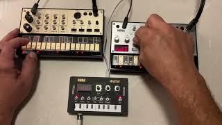 #Synthember2024 DAY 10, KORG Day: The Calm before the Storm (Volca Bass +Keys + Betty Osc on NTS-1)