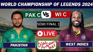 PAKISTAN vs WEST INDIES SEMI FINAL LIVE SCORES |PAK vs WI LIVE | WORLD CHAMPIONSHIP OF LEGENDS