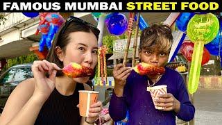 Foreigner try Indian Street Food  Indian Food Reaction | Mumbai India Travel Vlog