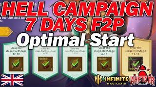 F2P 5-7 DAYS HELL CAMPAIGN - Best Start Ever [Infinite Magicraid]