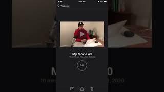 How to SHARE VIDEOS from iMovie to YouTube on iPhone?