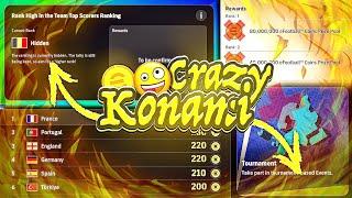 Crazy Konami ( No Coins )  All Information about the Tournament European & American Cup Free coins