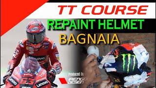 REPAINT HELMET MOTIF PECCO 63| FRANSISCO BAGNAIA