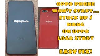 How to Fix | OPPO A5S Stuck Up or Hang on Oppo Logo Start