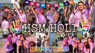 Celebrating pre holi at college HSM || Meet my stupid friends  || Thatboynabin ||