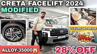 CRETA FACELIFT 2024 Modified ALL GENUINE PARTS & ACCESSORIES AVAILABLE  #creta2024 #cretafacelift