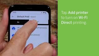 The simple way to print from an Android phone or device to nearby printers