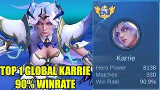 Belajar dari top 1 global karrie 90% winrate build nya bahaya kalo ditiru publik rank auto jago