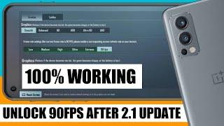 100% GET BGMI 90FPS IN ONEPLUS NORD 2 OR IN ANY SMARTPHONE AFTER BGMI 2.1 UPDATE || CONSTANT 90FPS