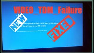 Video TDR Failure Windows 10/8/7 Fixed! Atikmpag. Sys How To Fix VIDEO TDR FAILURE Error#Error#video