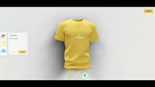 3d tshirt app demo