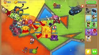 BTD6 Boss Rush WORLD RECORD 153 Pops!!! (Cubism Dreadbloon Island 5)