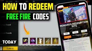 Rewards Redemption Website FF | Reward Redemption Event | Redeem Your Gift Codes Kya Hai