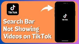 How to Fix TikTok Search Bar Not Showing Videos / iPhone / 2024