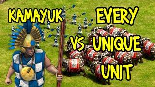 ELITE KAMAYUK vs EVERY UNIQUE UNIT | AoE II: Definitive Edition