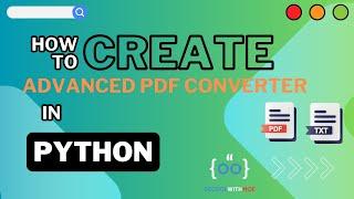 Python Extract PDF Content   Advanced PDF Converter App